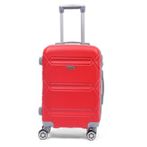 Red Hard-Shell Trolley Bag with Silent Wheels Cabin Luggage (28 Inch)